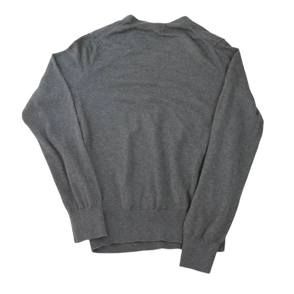 Banana Republic || Men's Luxury Blend Silk, Cotton, Cashmere Blend in Grey Sz M - Picture 3 of 4